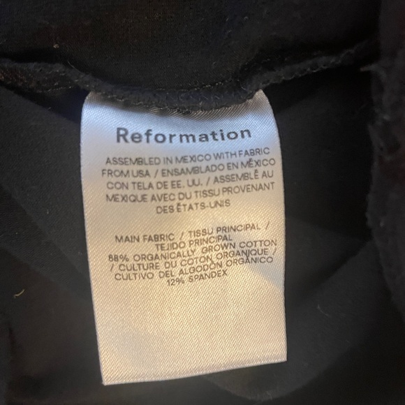 Reformation Aiden Black Sleeveless Bodycon Dress (XS) - Picture 10 of 10